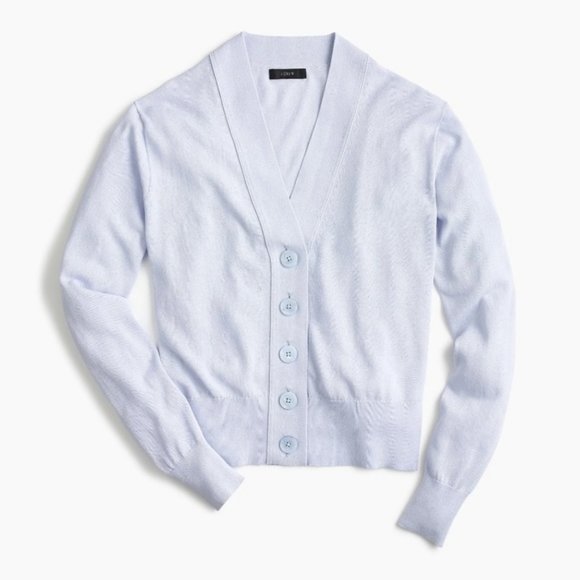 J Crew Cropped Lightweight Cardigan 